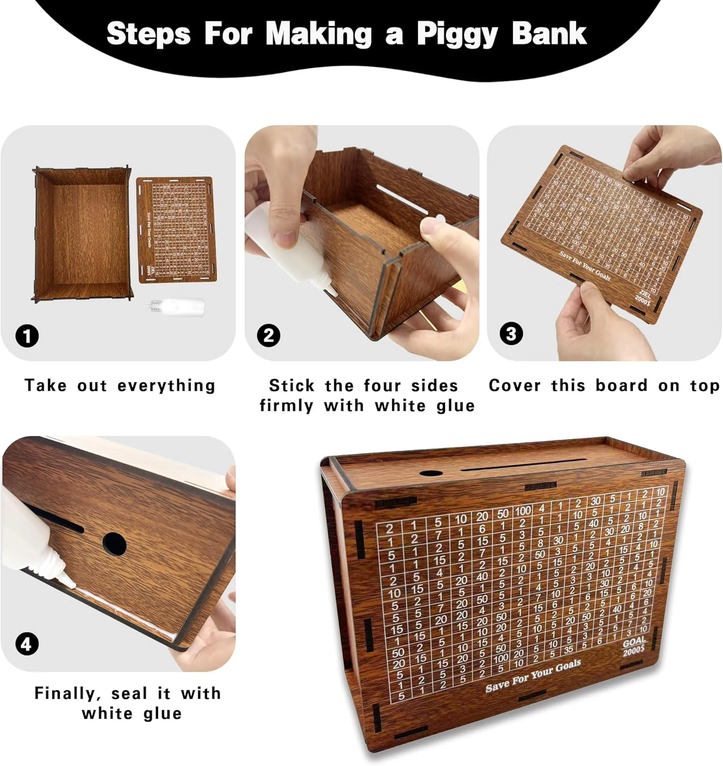 2-in-1 Cat Puzzle Money Saving Box - Image 4