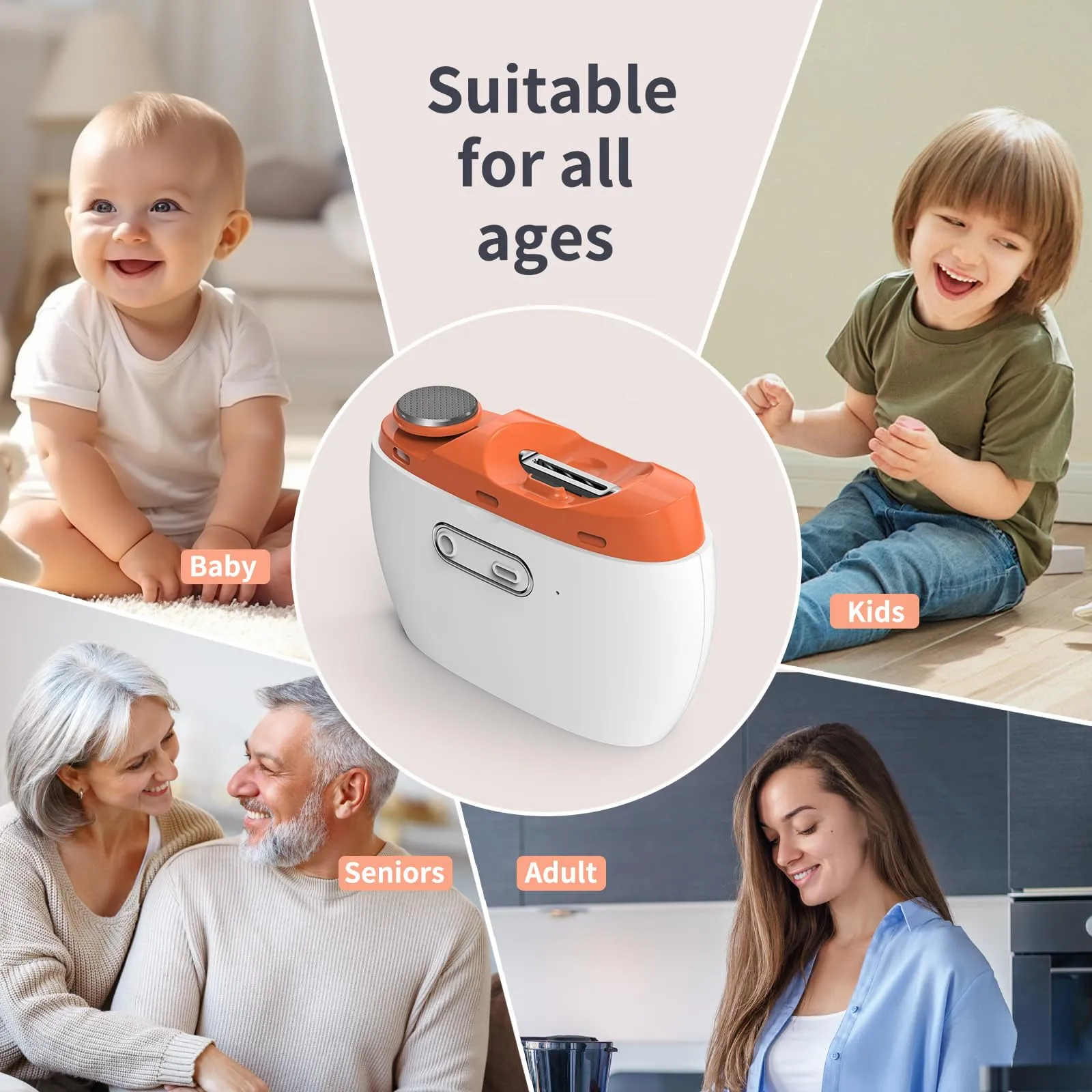2 in 1 Electric Automatic Nail Clipper Trimmer - Image 18