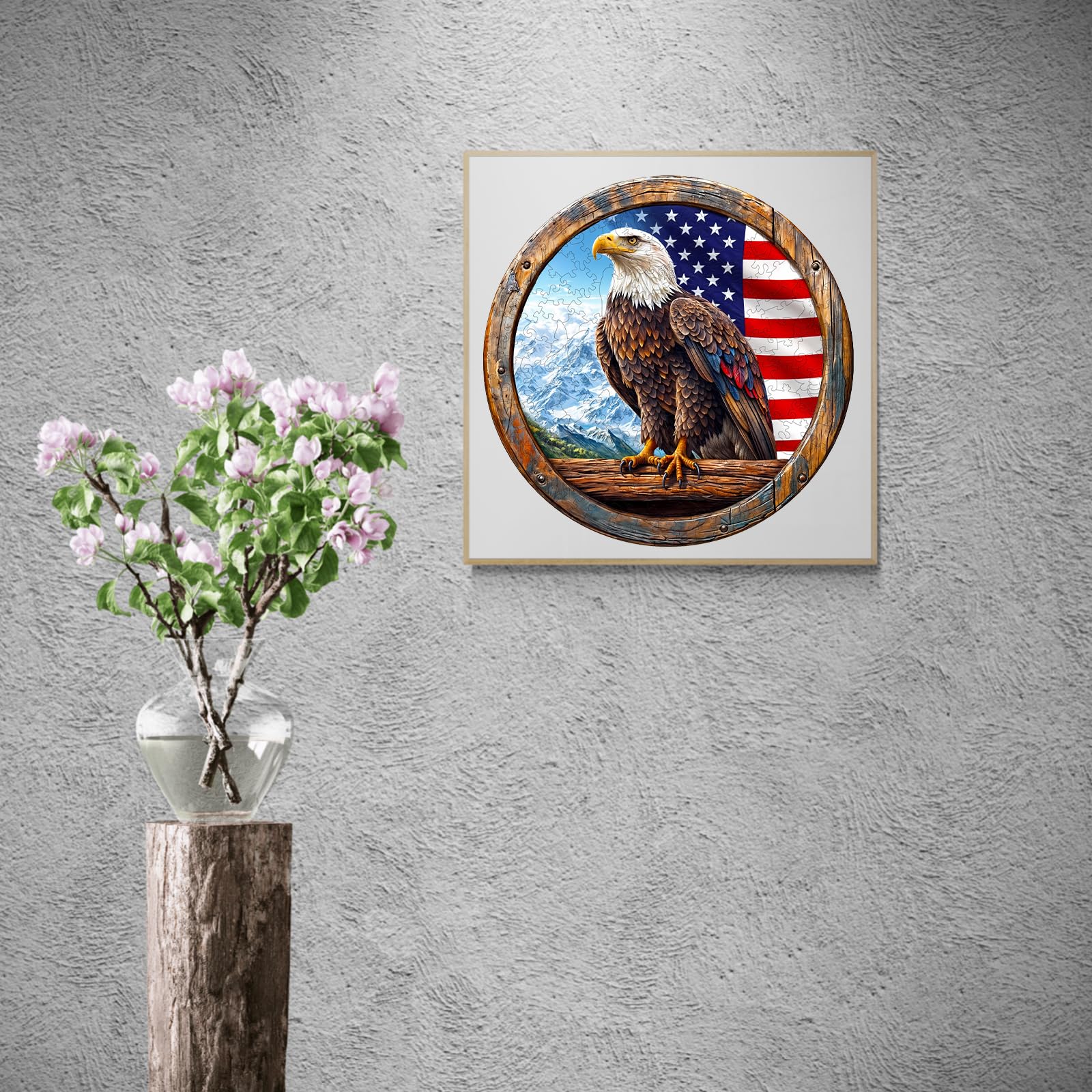 3D Bald Eagle Wooden Jigsaw Puzzle - Image 3