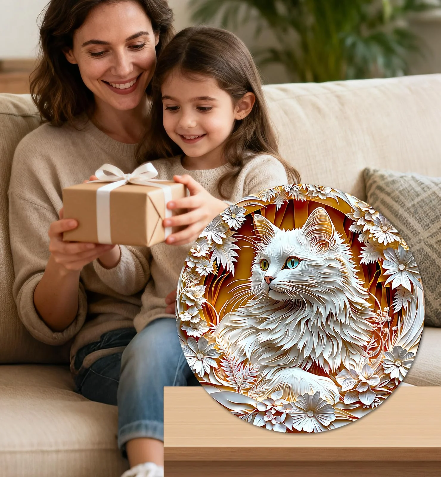 3D Cat Wooden Jigsaw Puzzle - Image 7