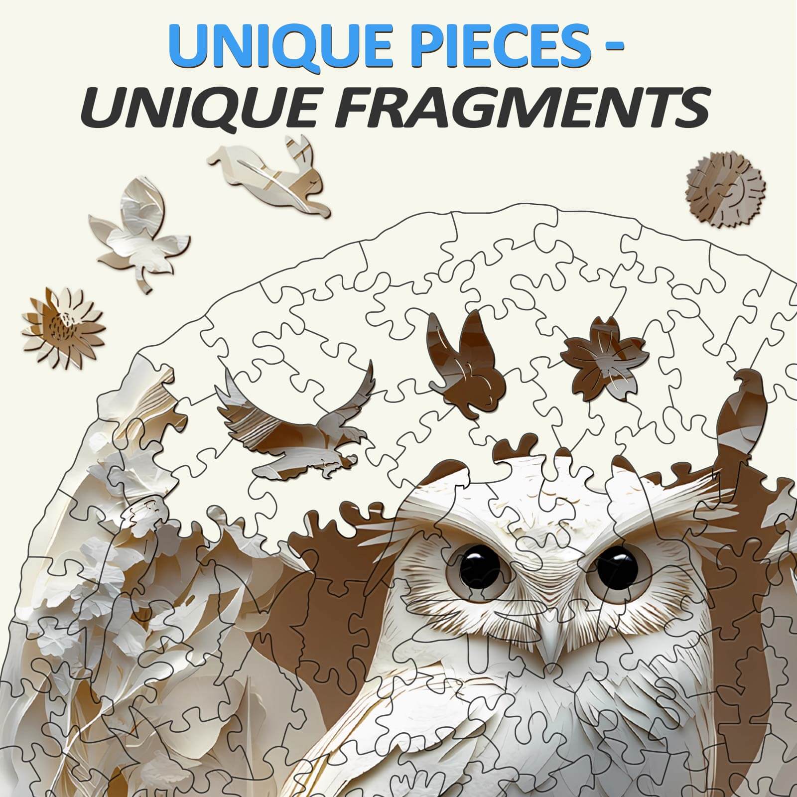 3D Owl Jigsaw Puzzle - Image 5