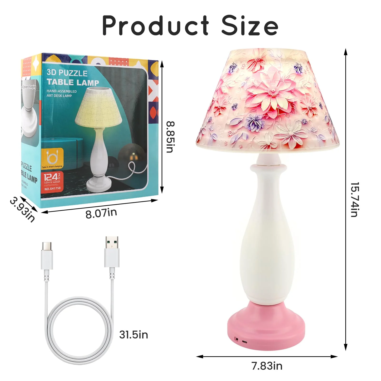 3D Print Puzzle Table Lamp - Image 20