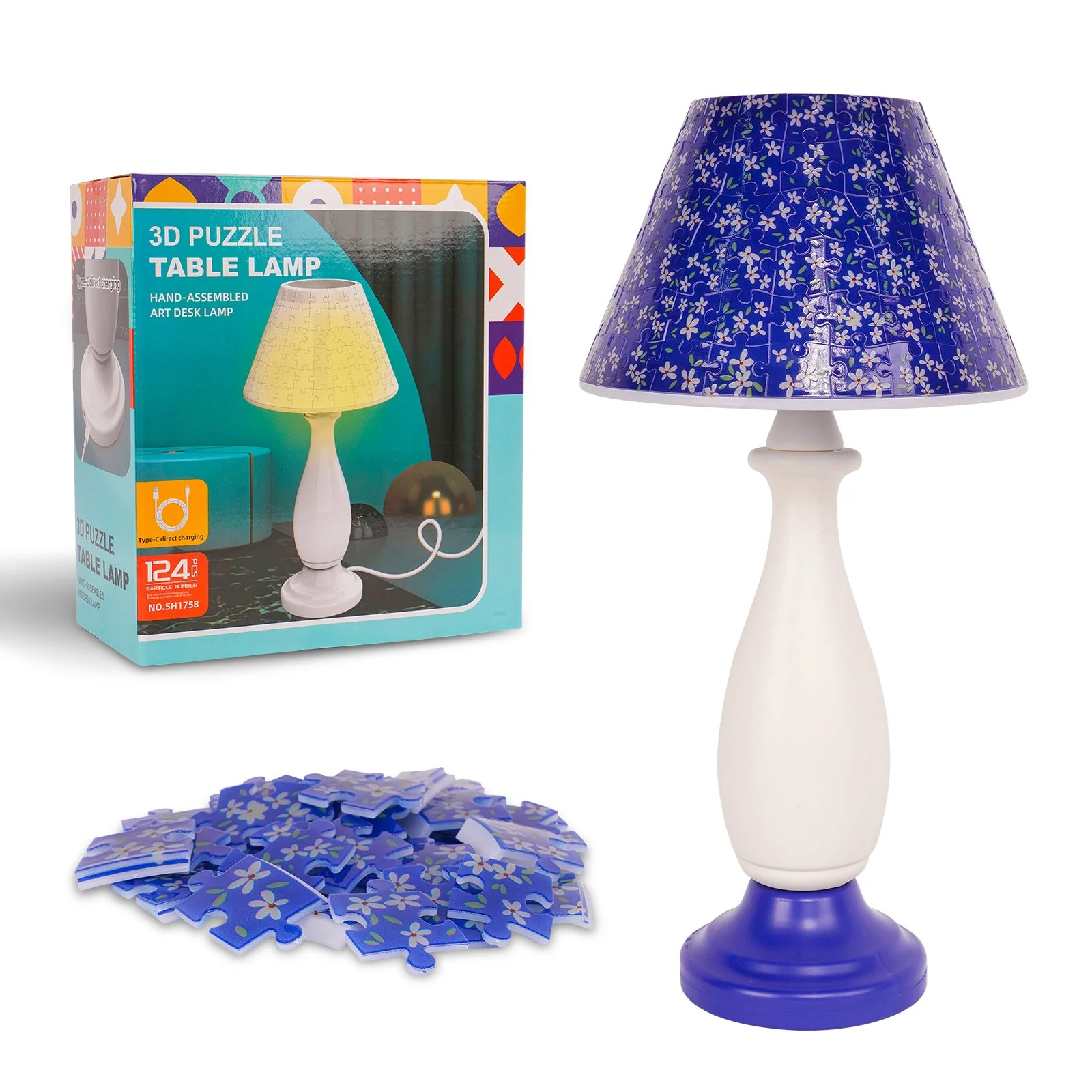 3D Print Puzzle Table Lamp - Image 4
