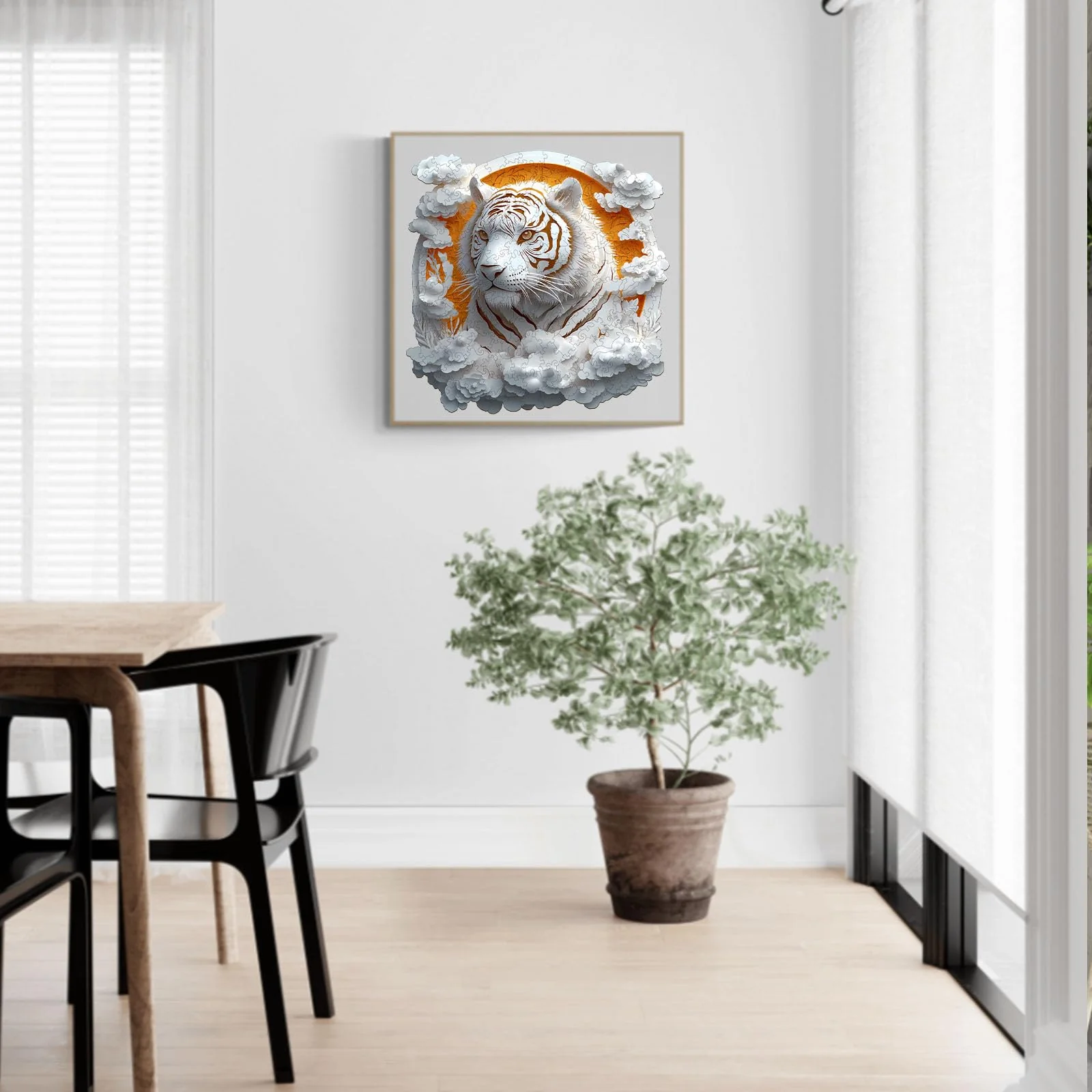 3D Tiger Wooden Jigsaw Puzzle - Image 7