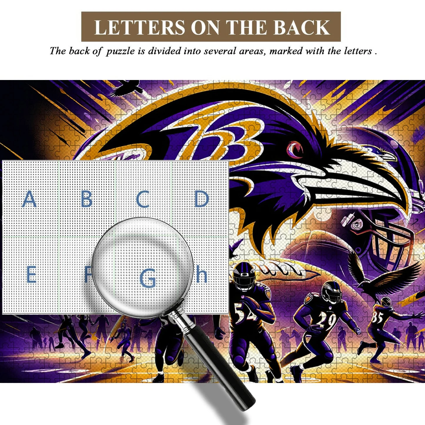 Baltimore Ravens NFL | 1000-Piece Wooden Jigsaw Puzzle - Image 4