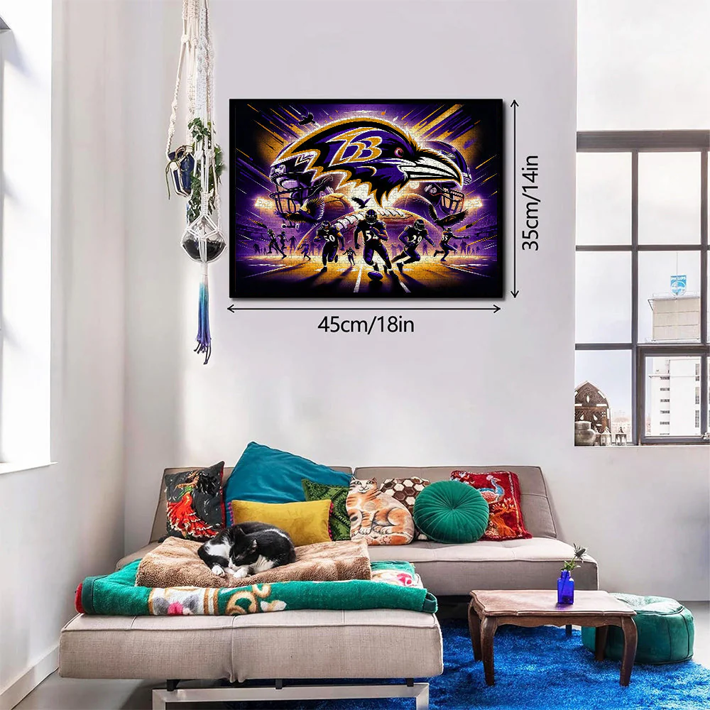 Baltimore Ravens NFL | 1000-Piece Wooden Jigsaw Puzzle - Image 5
