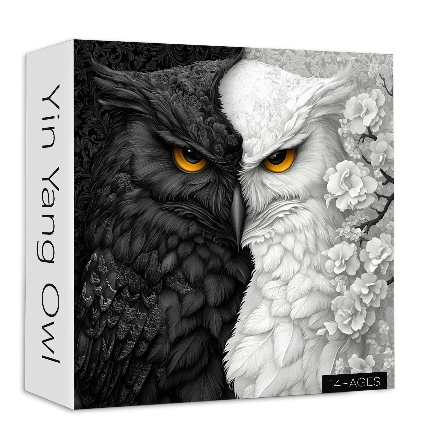 Black and White Owl Wooden Jigsaw Puzzle 1000 Pieces - Image 10