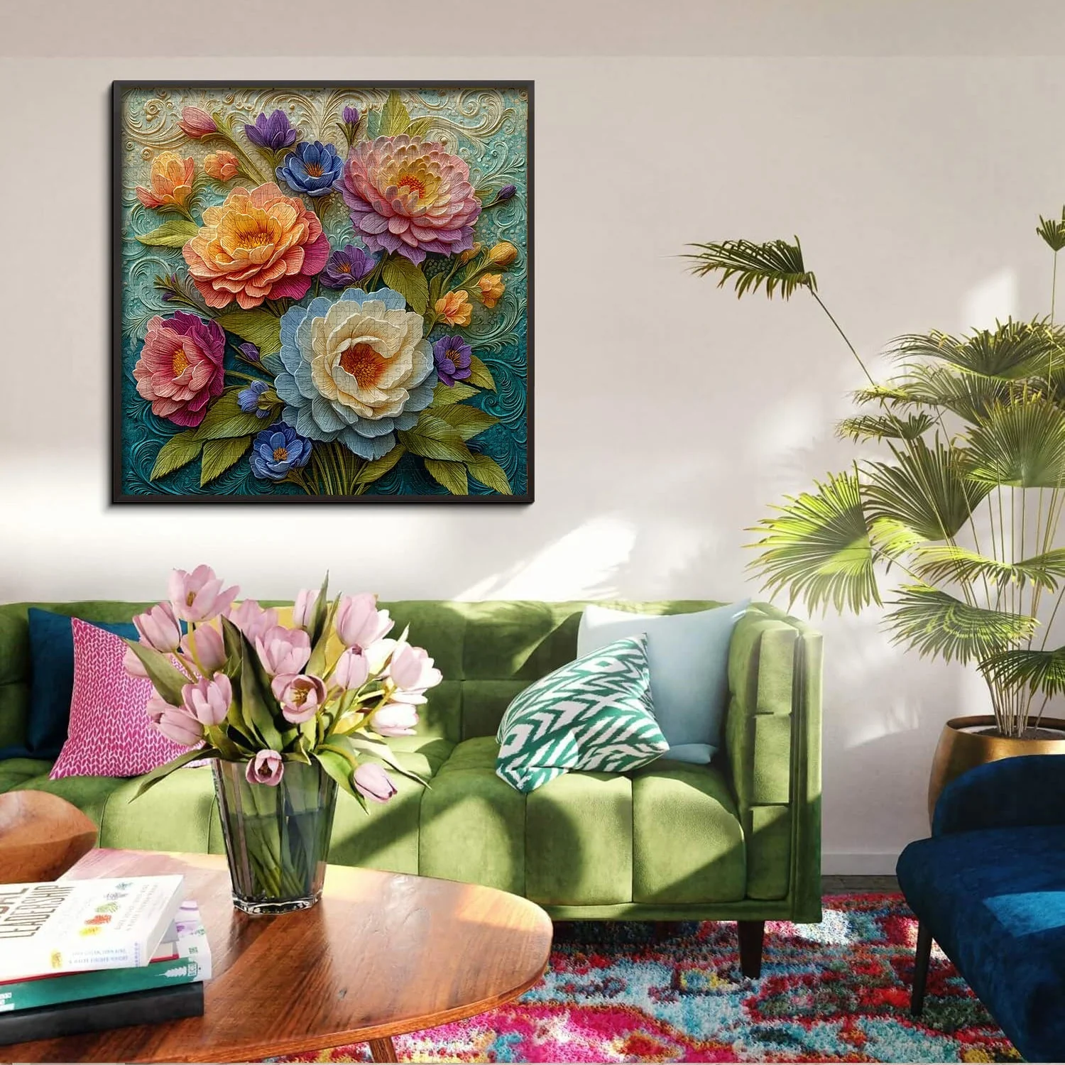Blooming Garden | 1000-Piece Wooden Jigsaw Puzzle - Image 5