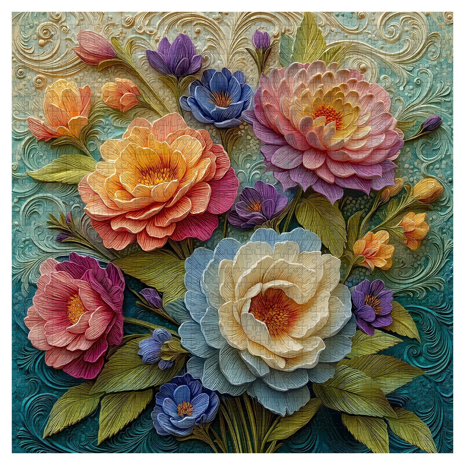 Blooming Garden | 1000-Piece Wooden Jigsaw Puzzle - Image 6