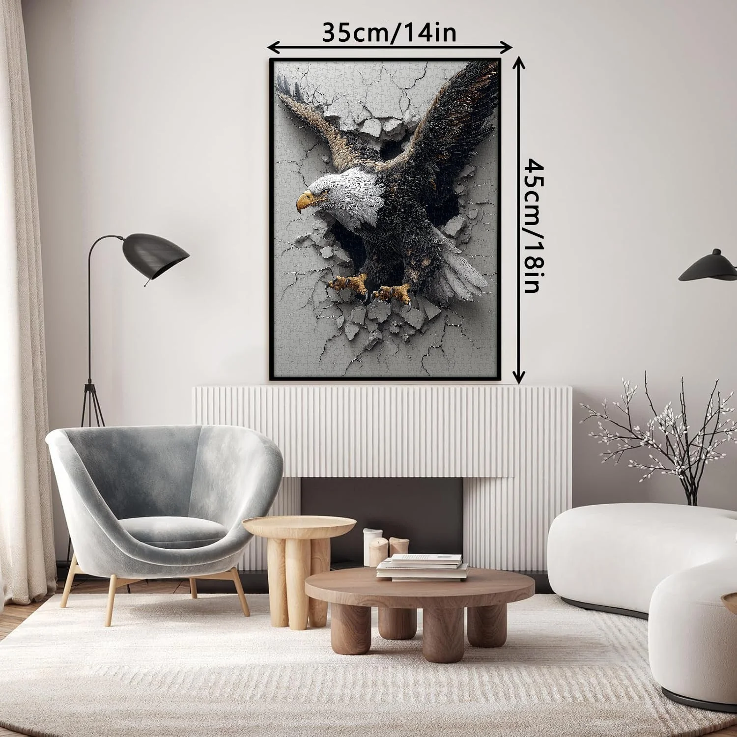Breaking Free Eagle Wooden Jigsaw Puzzle 1000 Pieces - Image 11