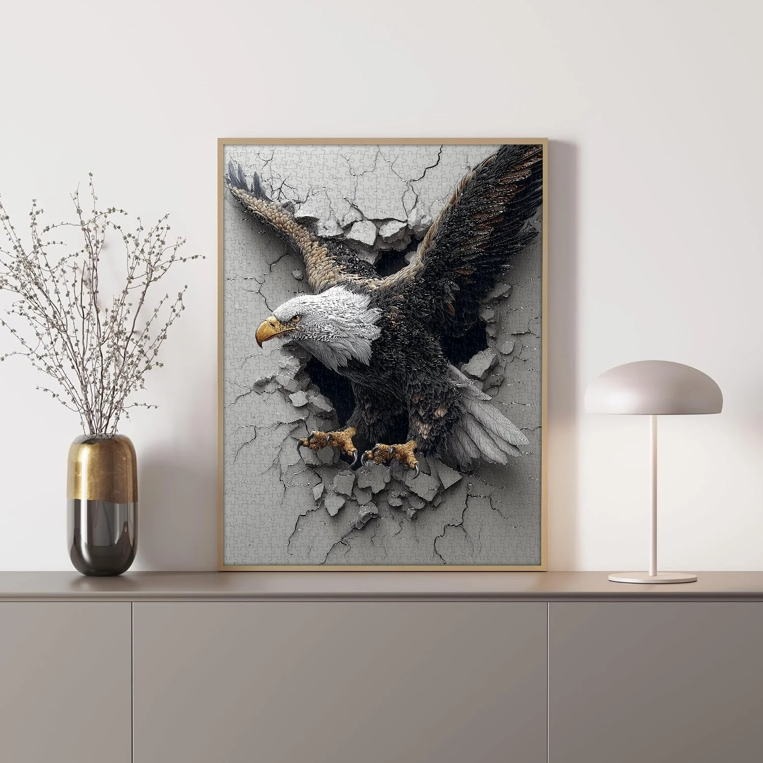 Breaking Free Eagle Wooden Jigsaw Puzzle 1000 Pieces - Image 4