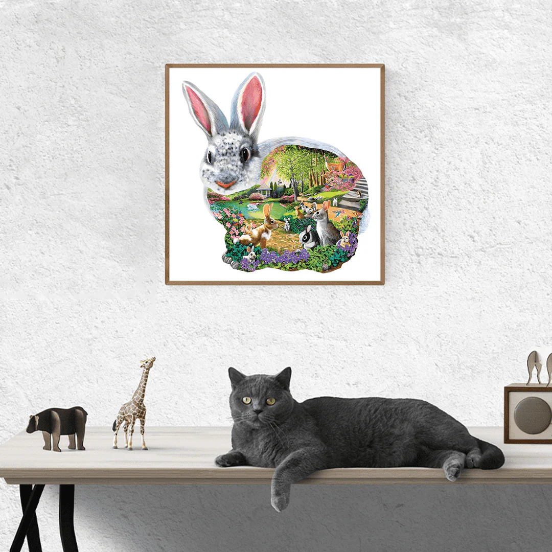 Bunny Hollow | 1000-Piece Wooden Jigsaw Puzzle - Image 4