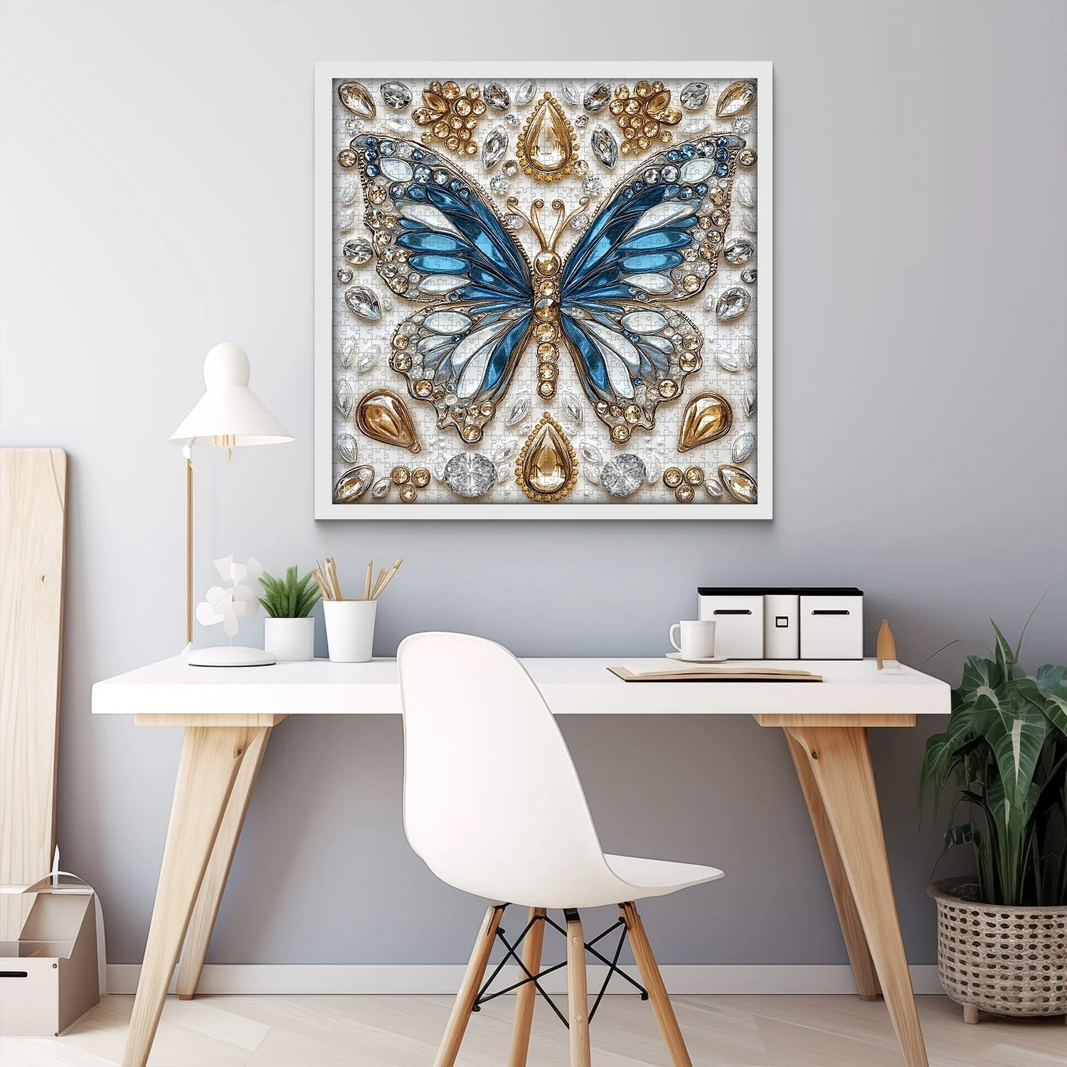 Butterfly's Crystal Symphony Wooden Jigsaw Puzzle 1000 Pieces - Image 4
