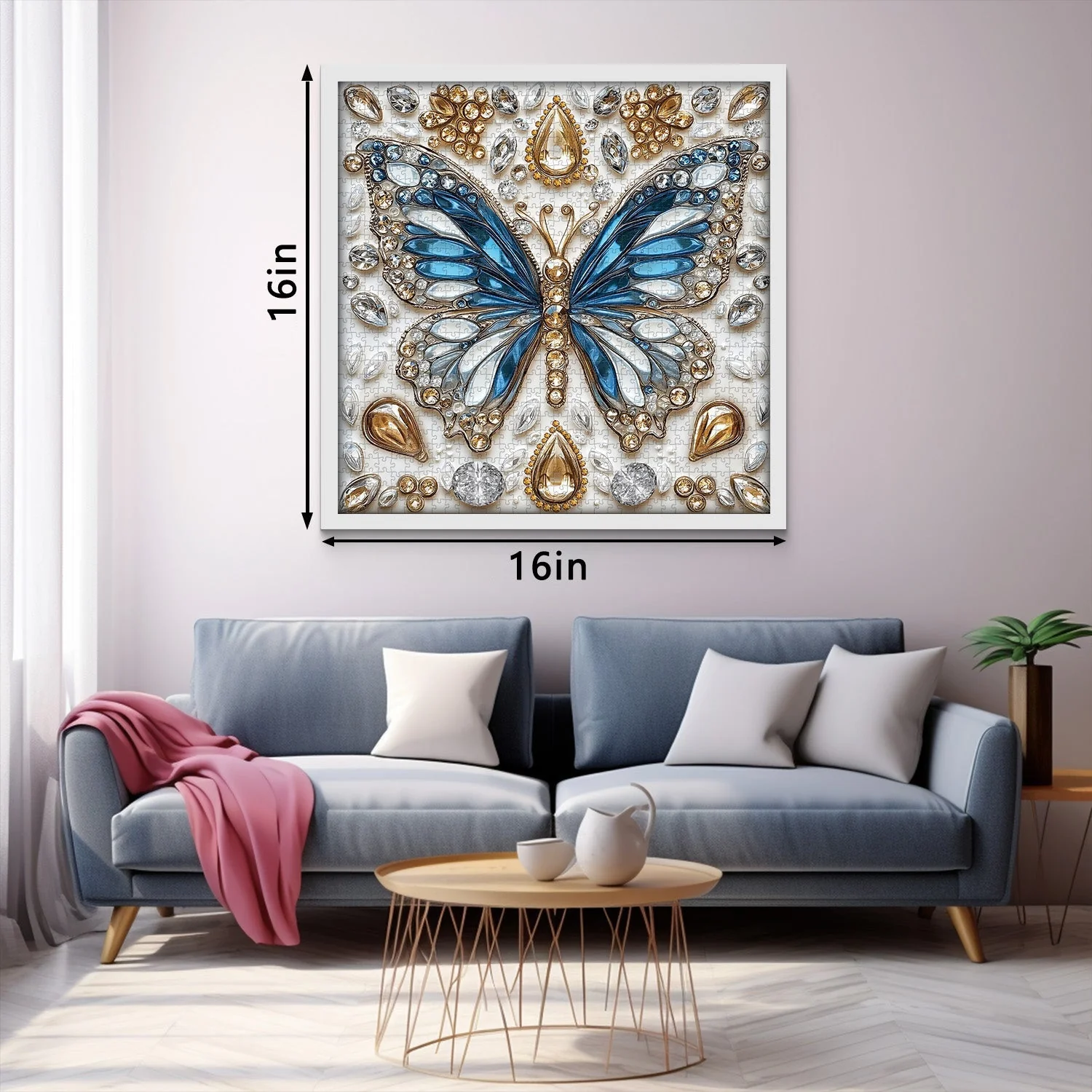 Butterfly's Crystal Symphony Wooden Jigsaw Puzzle 1000 Pieces - Image 7