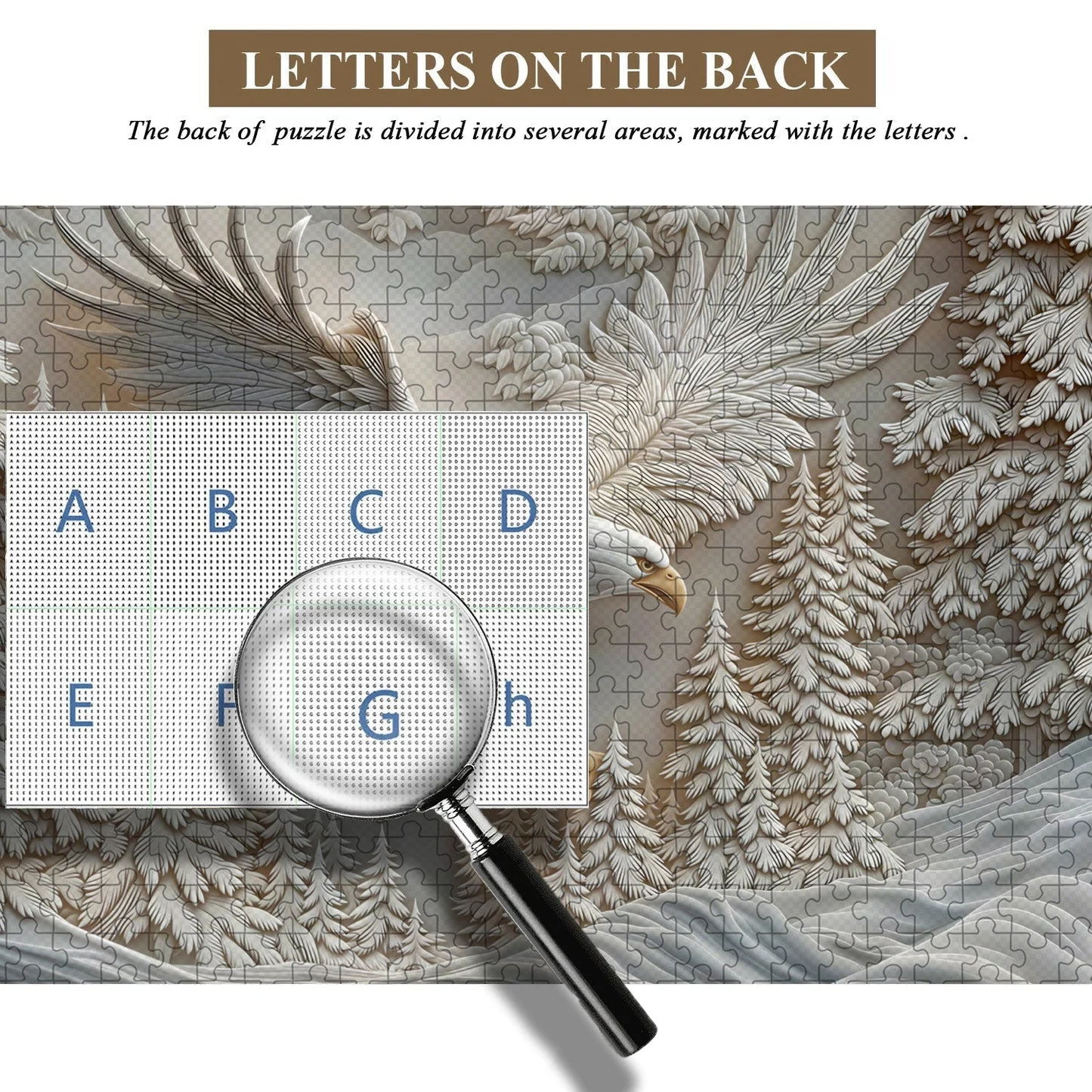Carved Eagle Jigsaw Puzzle - Image 7
