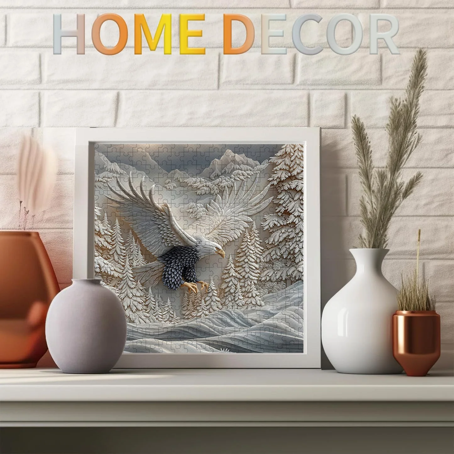 Carved Eagle Jigsaw Puzzle - Image 9