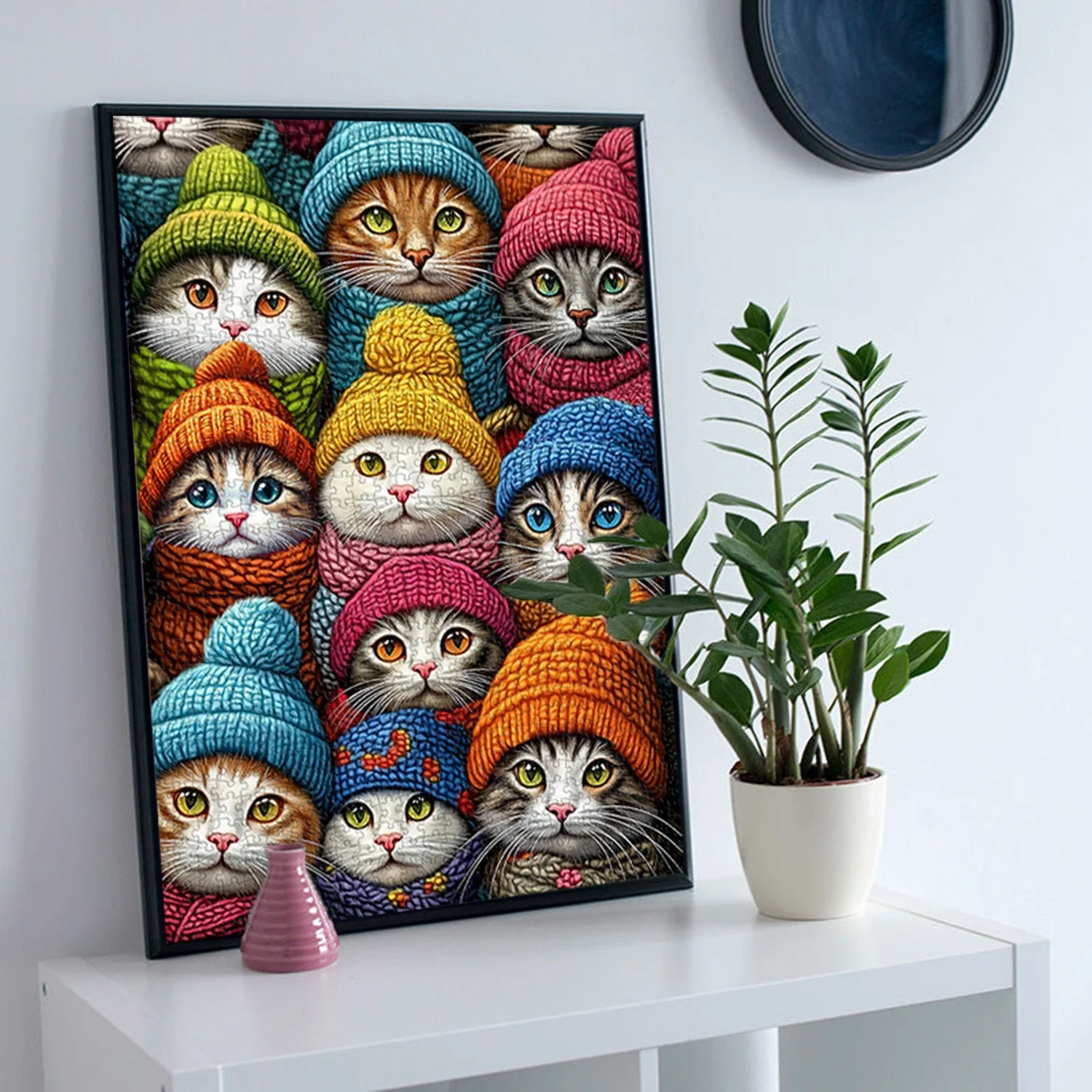 Cat Hat Fantasy Wooden Jigsaw Puzzle 1000 Pieces - Image 5