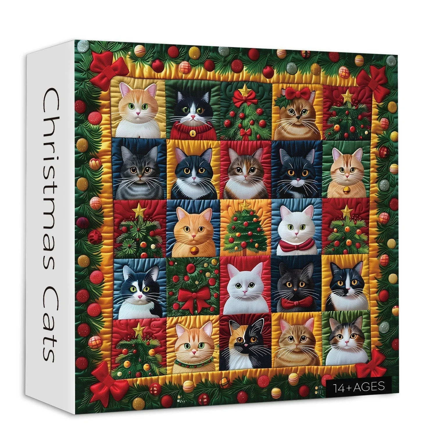 Christmas Cats Wooden Jigsaw Puzzle 1000 Pcs - Image 9