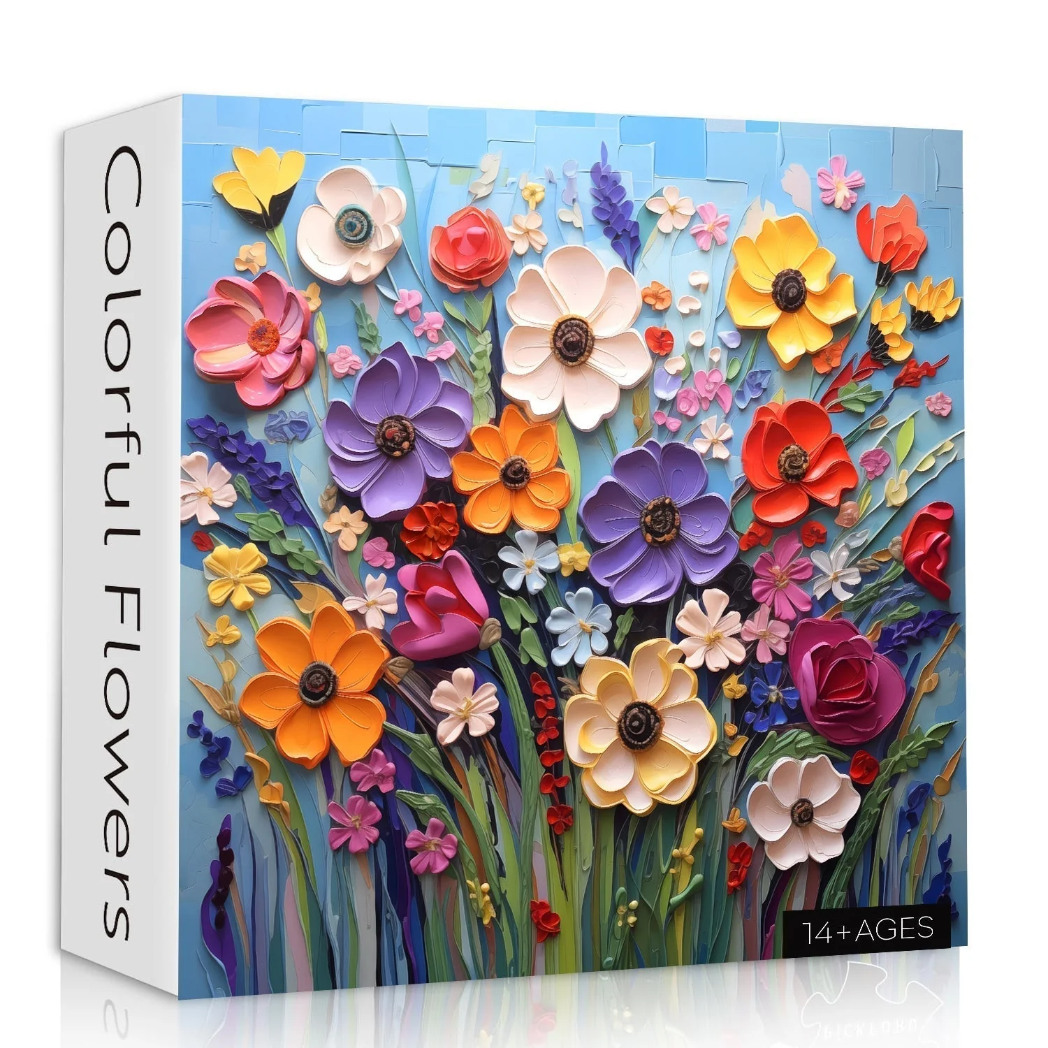 Colorful Flower | 1000-Piece Wooden Jigsaw Puzzle - Image 7