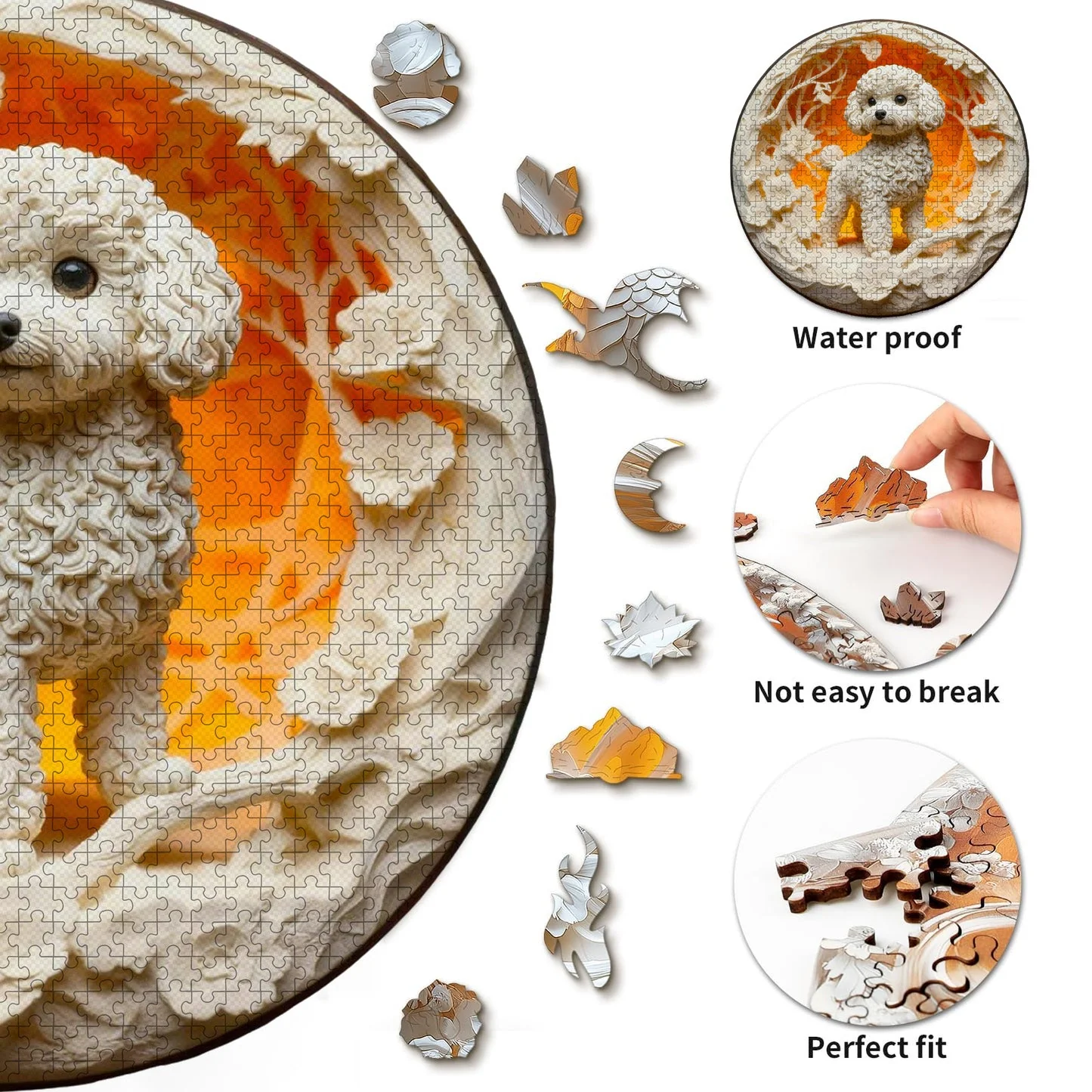 Puppy Wooden Jigsaw Puzzle - Image 5