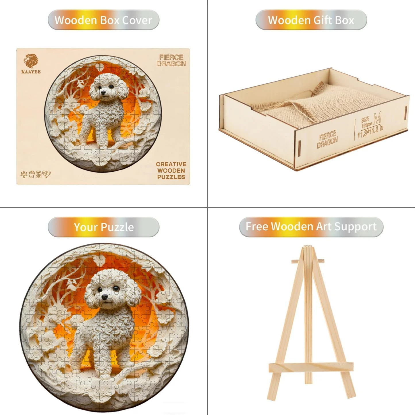 Puppy Wooden Jigsaw Puzzle - Image 7