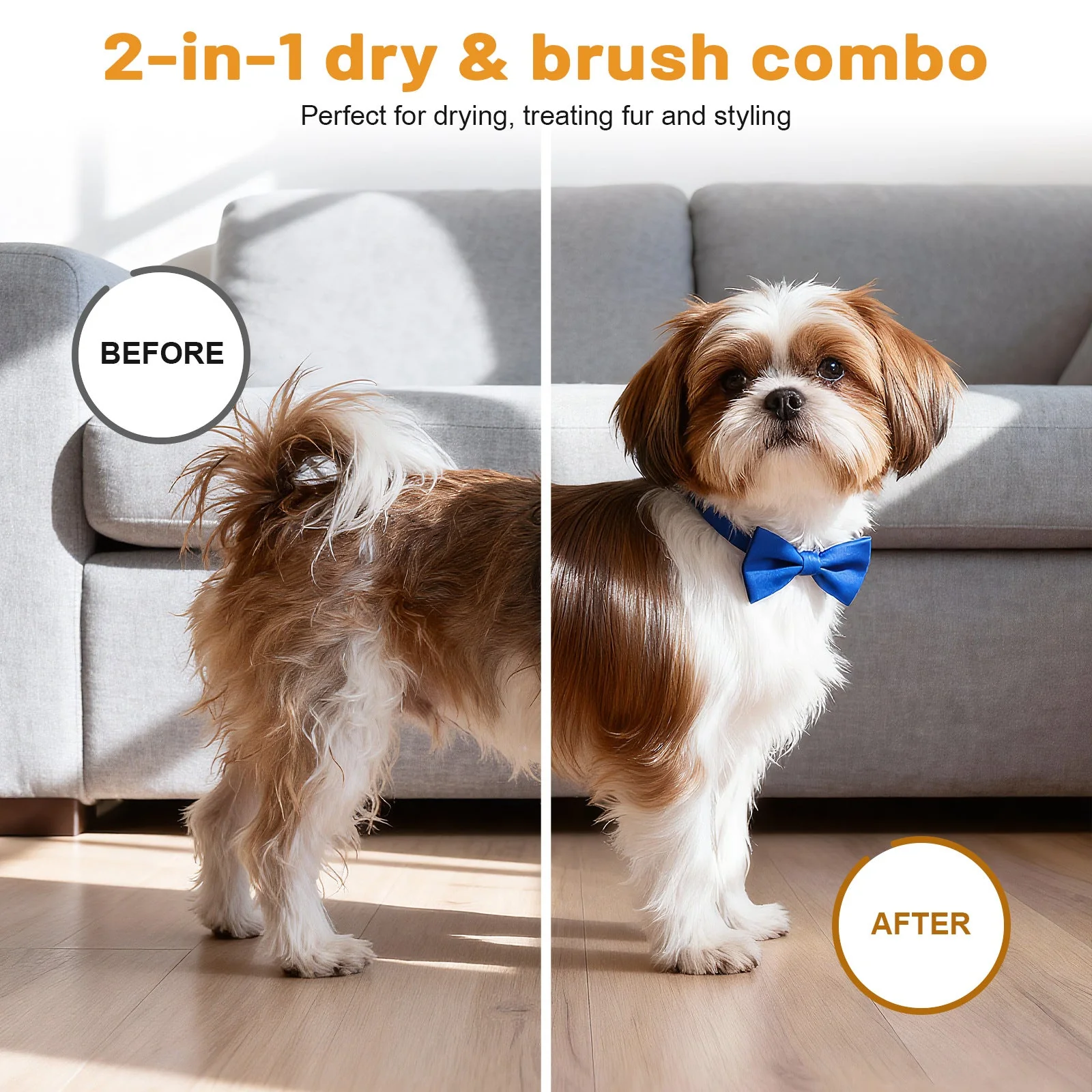 Fanyil™ 2-in-1 Pet Hair Dryer & Grooming Brush - Image 4