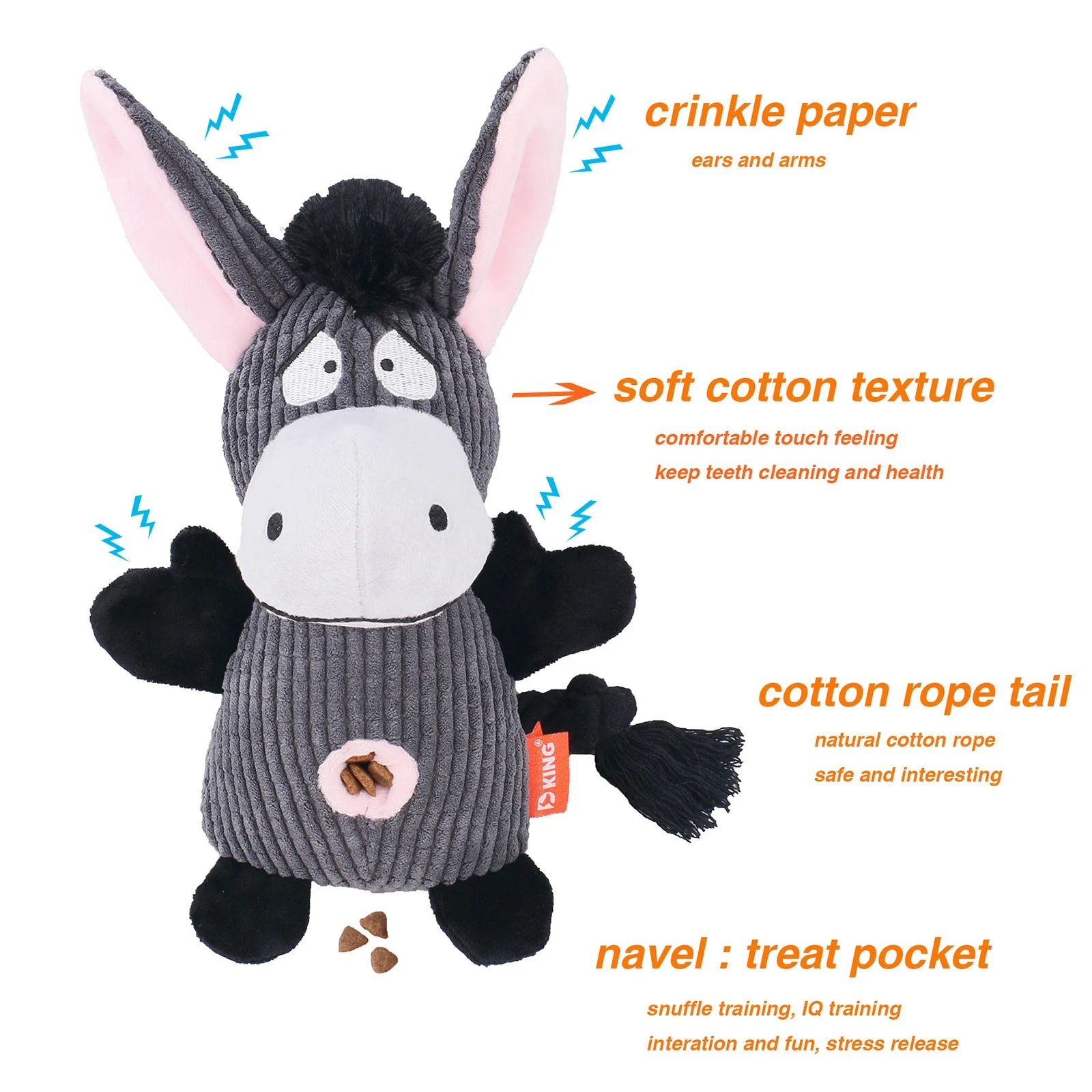 Fanyil™ ChewLine Donkey Toy - Image 12