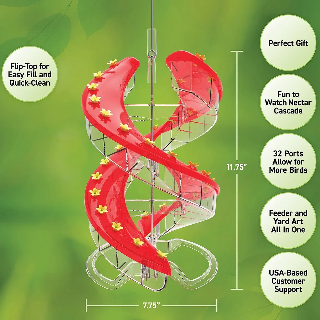 Fanyil DNA Helix 32-Port Hummingbird Feeder - Image 6