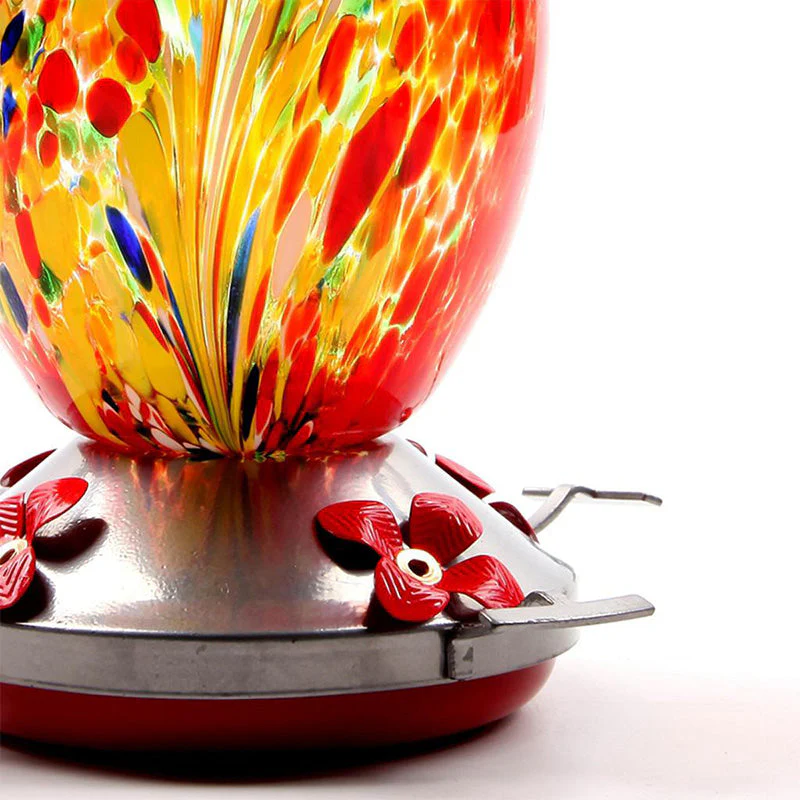 Fanyil Hummingbird Feeder Hand Blown Glass - Image 14