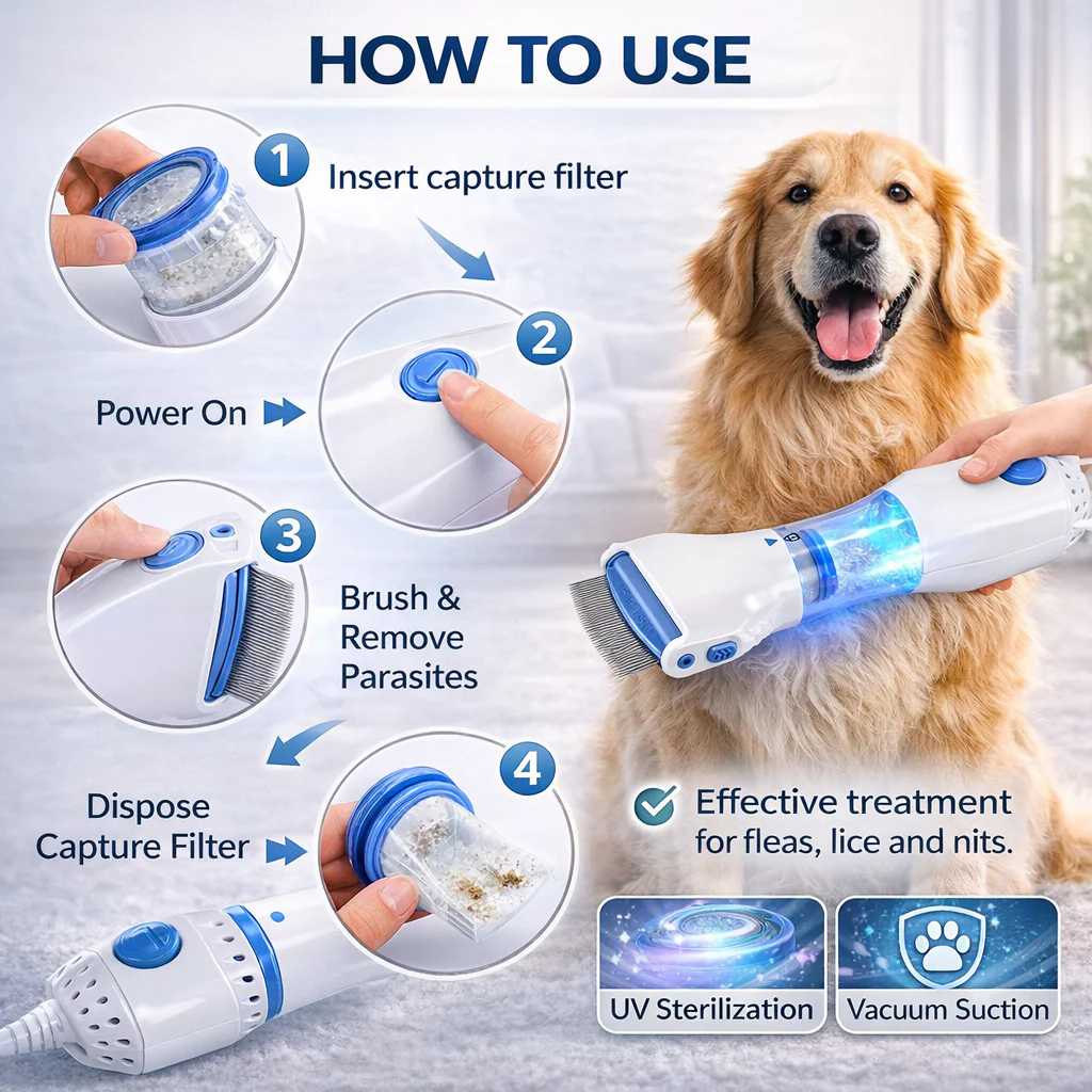 Fanyil™ Vacuum lice/flea/tick Remover - Image 5