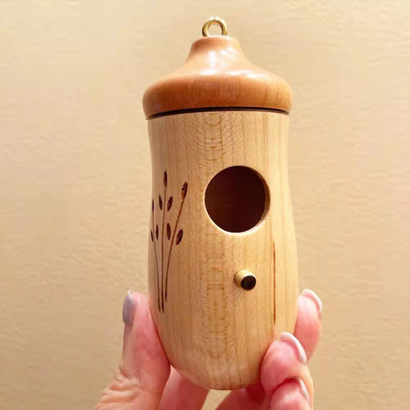 Nessally Wooden Hummingbird House - Image 4