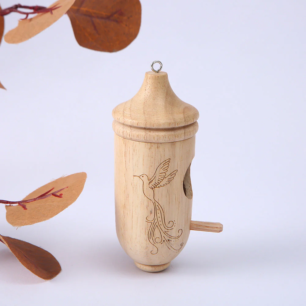 Nessally Wooden Hummingbird House - Image 7