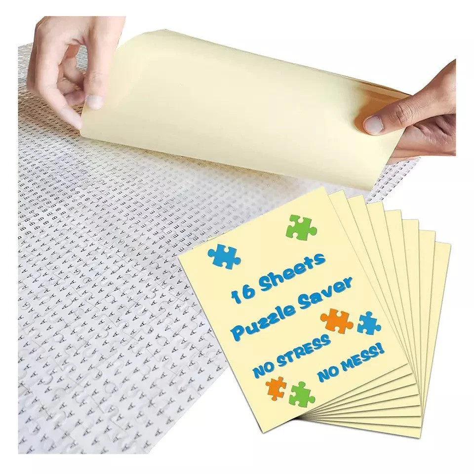 Peel & Stick Saver - The Best Way to Preserve Your Finished Jigsaw Puzzle!(4 Pack) - Image 2