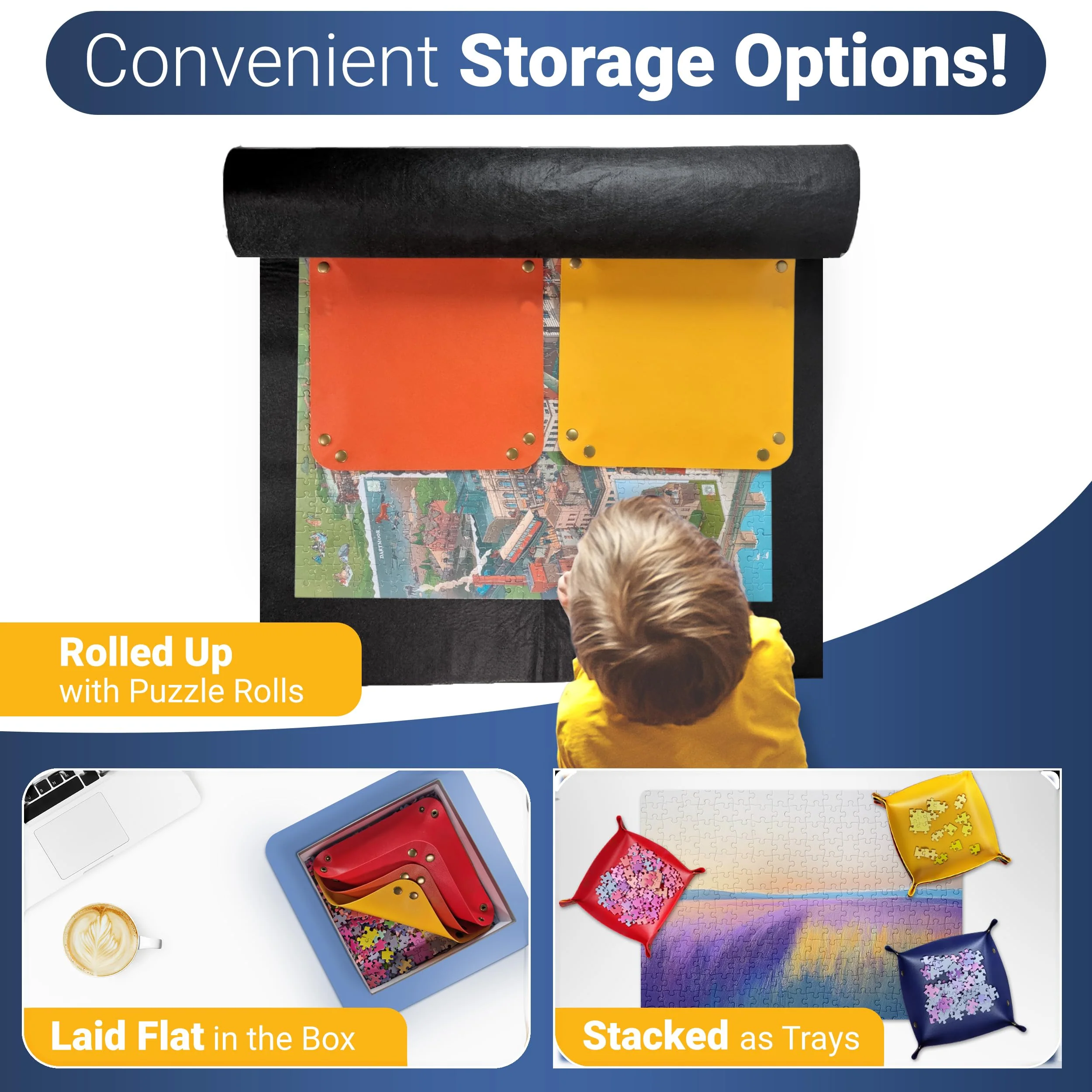 Stackable Jigsaw Puzzle Sorting Trays - Image 7