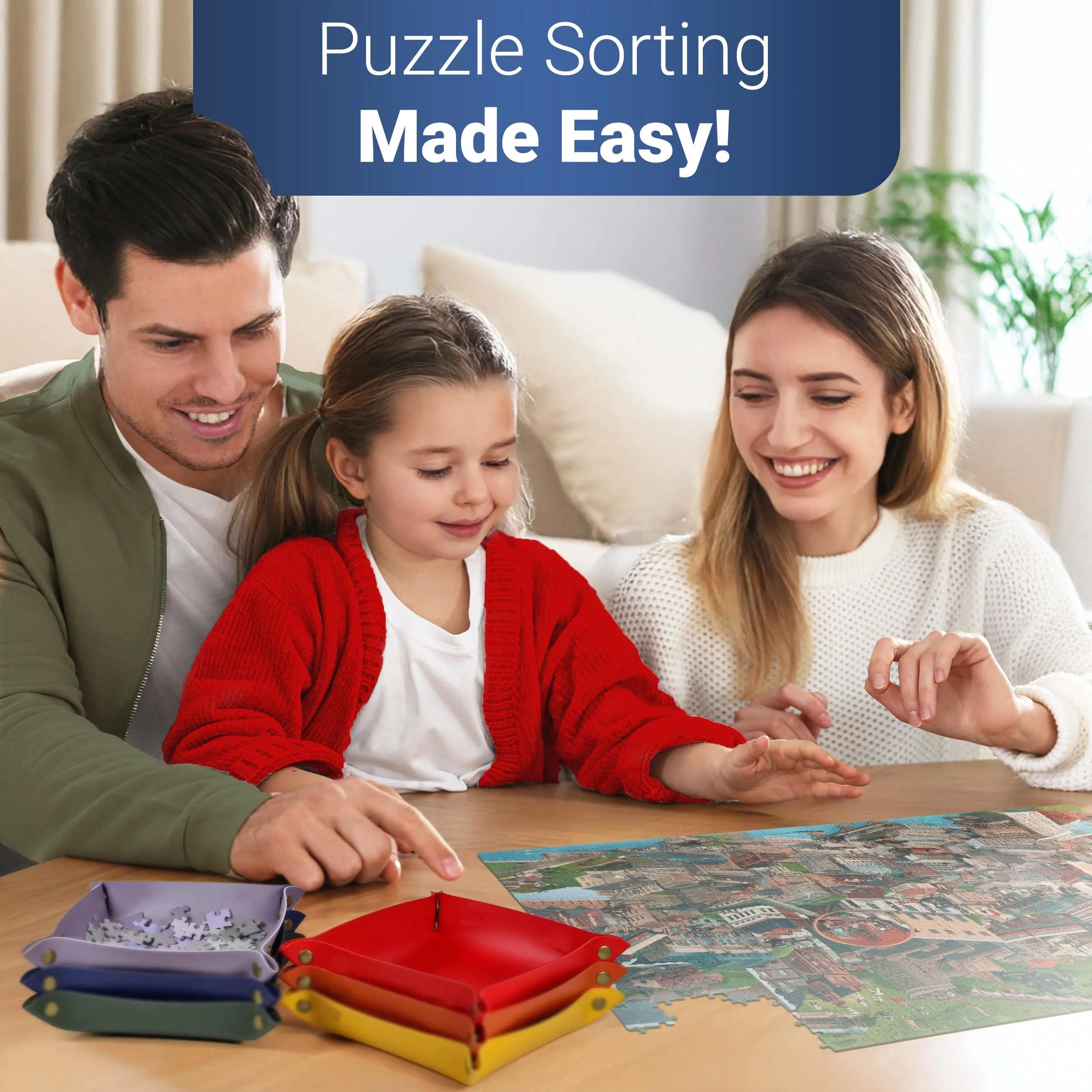 Stackable Jigsaw Puzzle Sorting Trays - Image 8